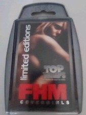 Top Trumps FHM Cover Girls limited edition 30 FHM Magazine Cards in Ex Condition