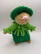 Hand Knitted Mouse - Jack in