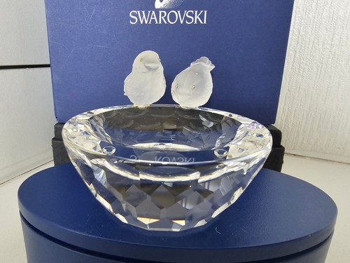 Swarovski crystal bird bath - swarovski, 'bird