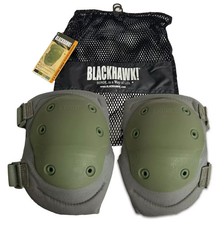 British Army BLACKHAWK Advanced Tactical Knee Pads V.2. Combat Protection, Green