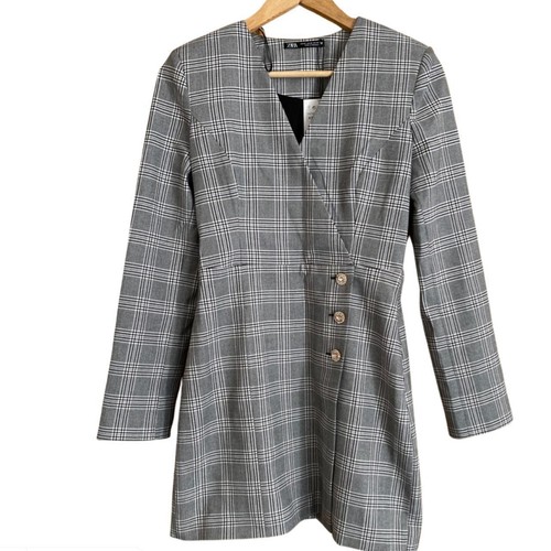 Zara hounds tooth grey - zara,