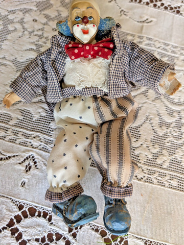 Antique clown possible - clown,