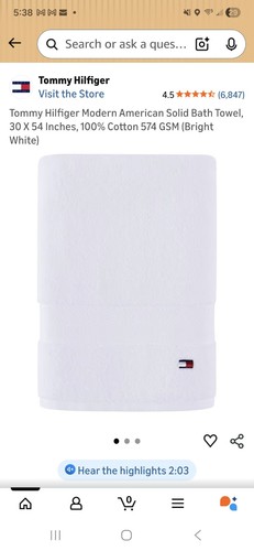 New tommy hilfiger - new, white