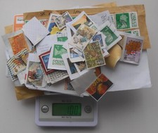 100g OF USED BRITISH STAMPS