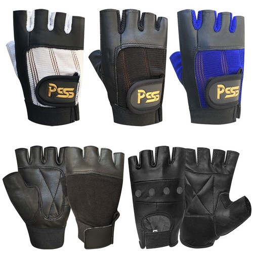 New fingerless leather gloves
