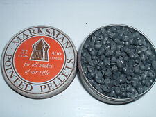 Marksman vintage collectable air gun pellets .22 Cal.