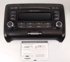 AUDI TT MK2 SYMPHONY II+ RADIO STEREO HEAD UNIT + CODE GENUINE PART 8J0057195GX