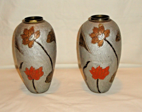Vintage solid brass - vintage, vase