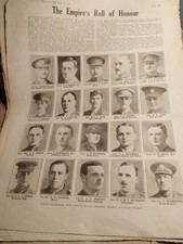 Sk240 Ephemera 1918 WW1 Small Head Picture G Hamilton Scots Guards