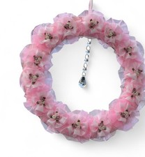 Handmade Pink Round  Wreath