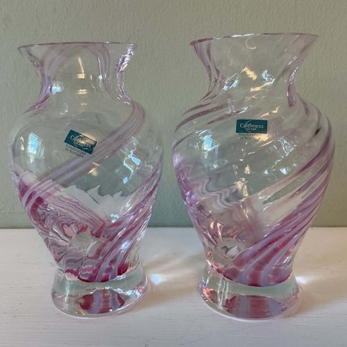 Caithness posy vases - caithness,