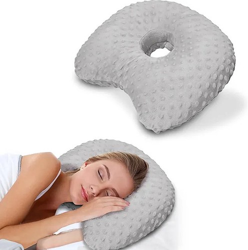 Ear piercing pillow for side - piercing,