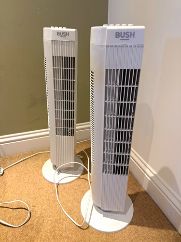 Bush white oscillating tower - oscillating,