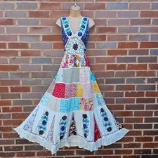 Boho Patchwork Maxi Dress