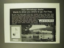 1969 Winnebago Motor Home Ad - Wants to Show You Where to Go