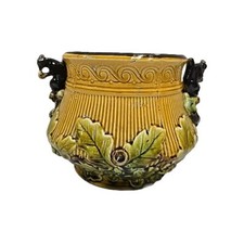 Cachepot in Majolica with