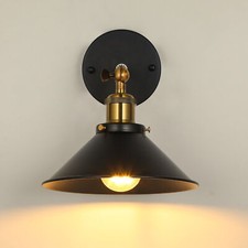 E27 Vintage Industrial Wall Light Metal Brushed Adjustable Wall Sconce Lamp Imiv