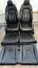 AUDI TT MK2 8J FRONT SEATS (PAIR) AND REAR BENCH LEATHER HEATED COUPE CADDY