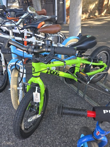 Green frog kids bike 14 - frog,