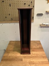 Wooden CD Rack Holds 40 CDs