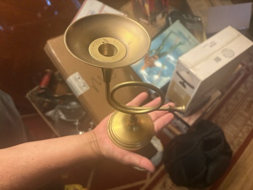 Vintage brass french horn - vintage,