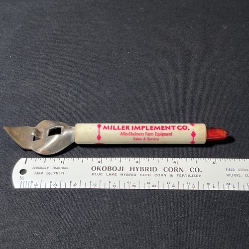 Vintage can opener - opener, miller