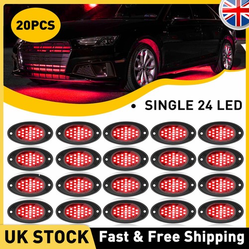 Pod red led rock - rock, lights