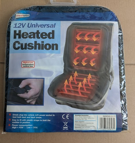 Streetwize 12v heated car seat - 12v,