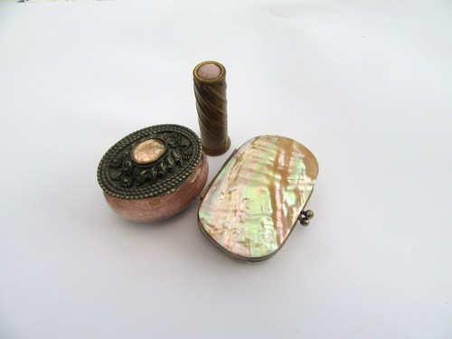 Antique shell purse - purse, an