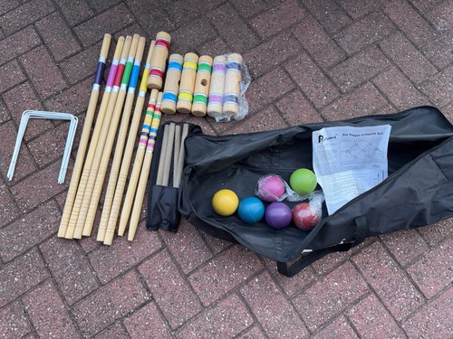 Pointyard croquet set with - pointyard,