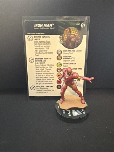 Marvel heroclix iron - marvel, man
