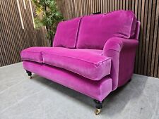 Sofa.com Bluebell RHF 2 Seater Sofa Piece In Peony Pink Cotton Matt Velvet