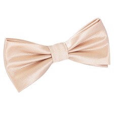 Champagne Mens Bow Tie Woven