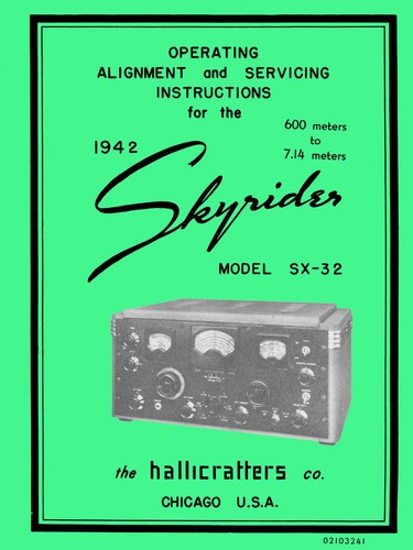 Hallicrafters manual - hallicrafters, sx-32