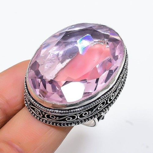 Pink kunzite gemstone 925 - pink,