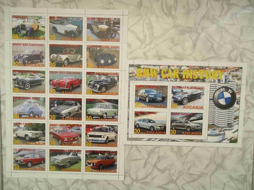 Stamp sheet block complete bmw - complete,