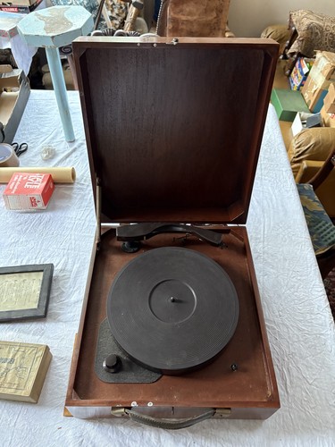Vintage decca record player - vintage,
