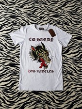Ed Hardy T Shirt Diamante Wolf