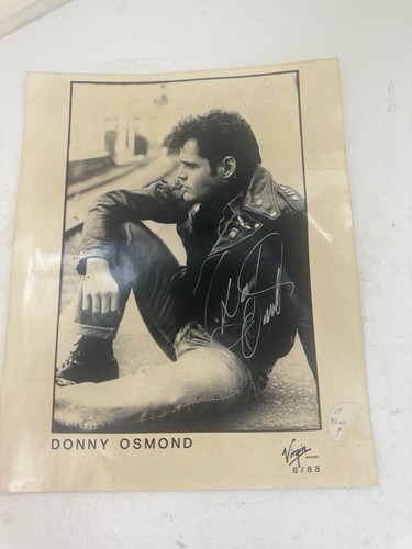 Donny osmond signed - donny,