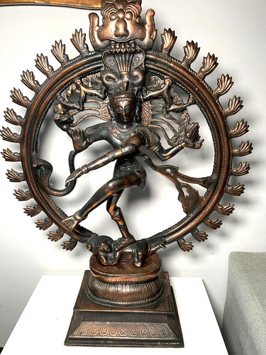 Large vintage dancing shiva - large,