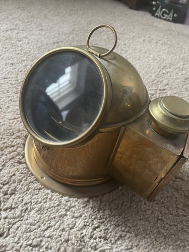 Vintage brass genuine ship - vintage,