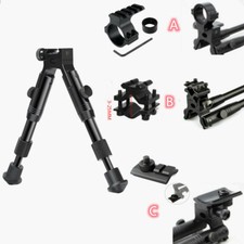 6inch Picatinny Rail Rifle Bipod / Sling Swivel Stud /Barrel Adaptor/Ring Mount