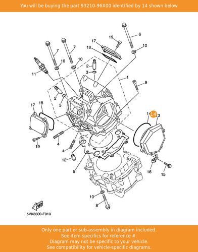 Yamaha ring 93210 - yamaha, 93210-96x00