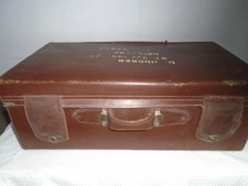 Large Vintage Brown Faux