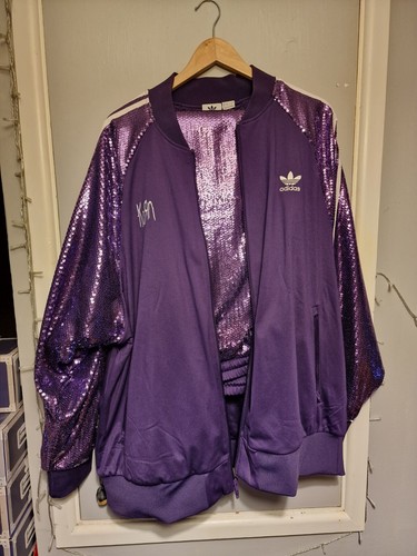 Korn adidas purple sequin - korn,