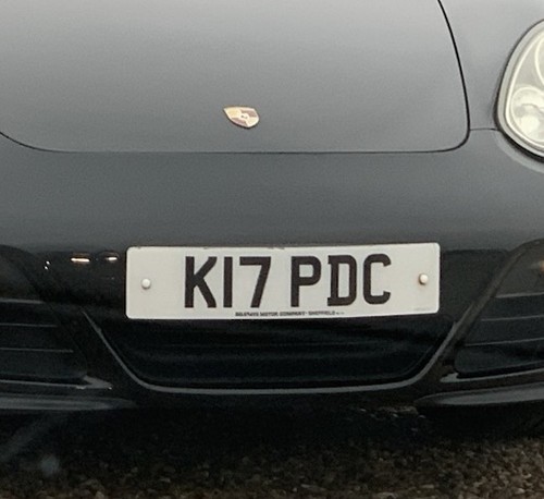 Personalised registration k17 - personalised,