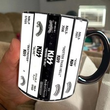 Kiss Albums Cassette Retro Collection Accent Mug