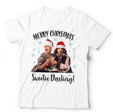 Christmas Absolutely Fabulous T Shirt Unisex Funny Sweetie Darling Ab Fab Patsy