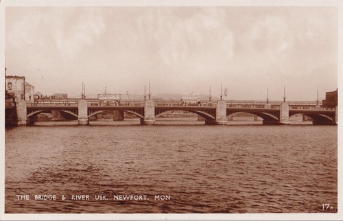 The bridge river usk - bridge,