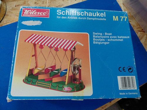 Wilesco swing boat m77 boxed - -,